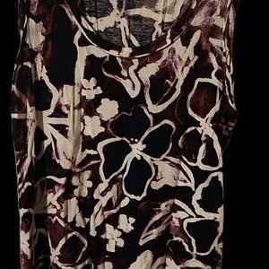 Simply Vera By Vera Wang Multicolor Floral Tank Top (Size S)